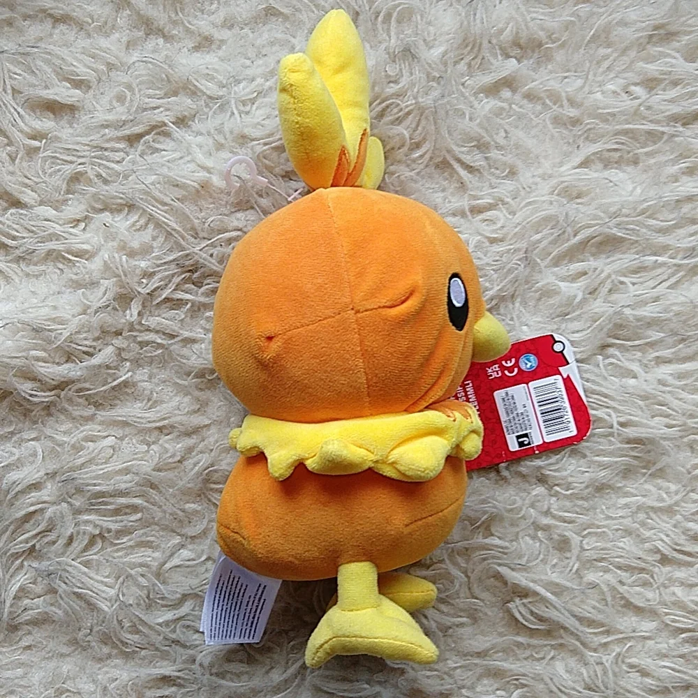 Pokemon Torchic Orange and Yellow Bird Chick Plush Tag 9